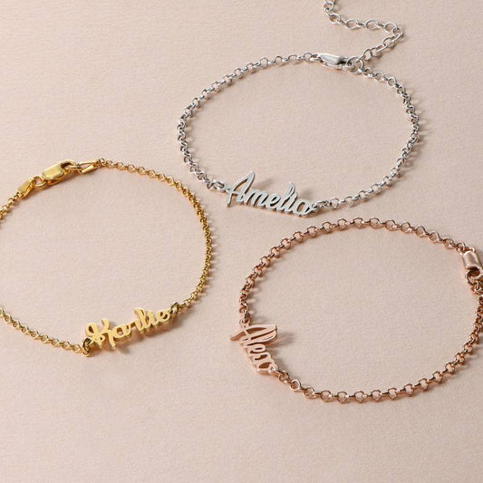Bracciale Cavigliera con Nome Personalizzato: un dettaglio unico, tutto tuo