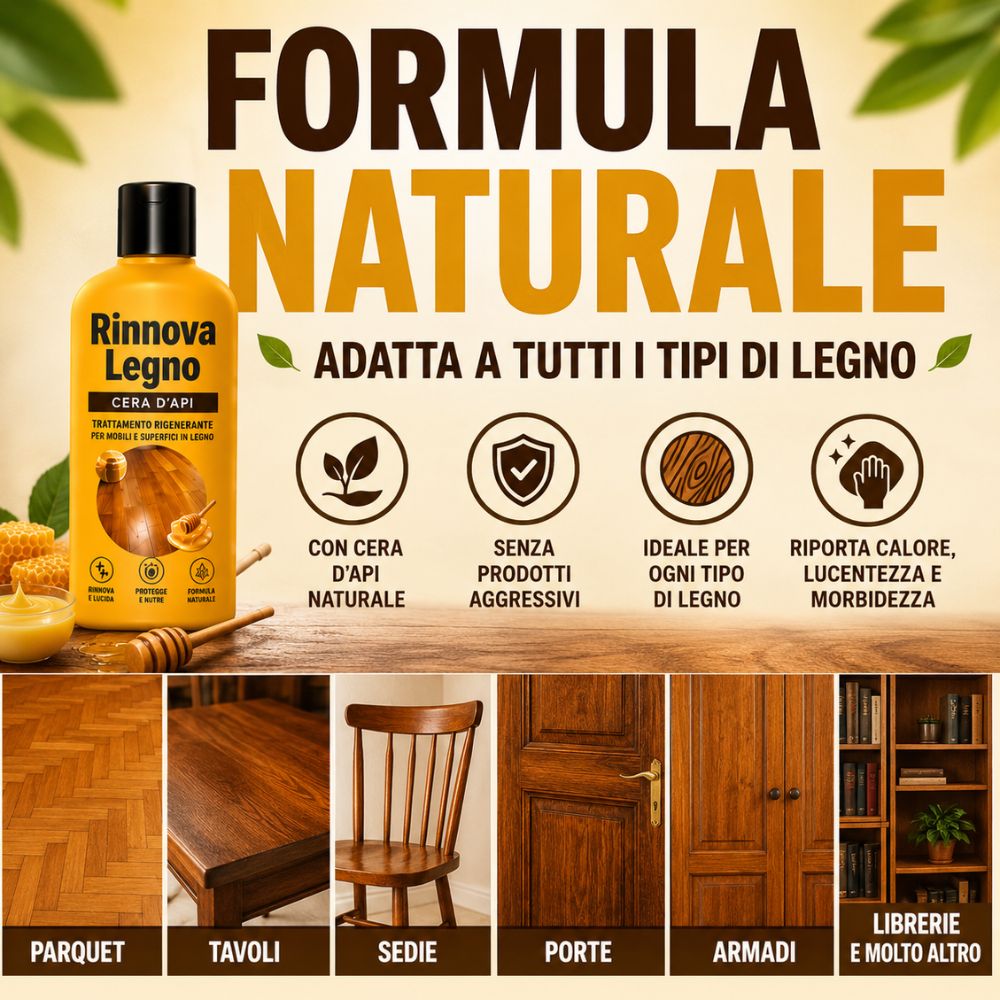 2 Flaconi Trattamento Rigenerante alla Cera d'Api