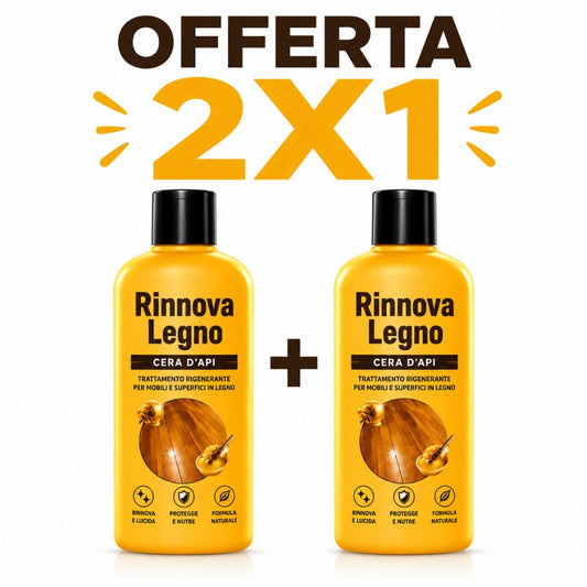 2 Flaconi Trattamento Rigenerante alla Cera d'Api