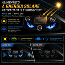 Luce LED Auto Solare Antiurto: visibilità notturna, senza pensieri sulla batteria