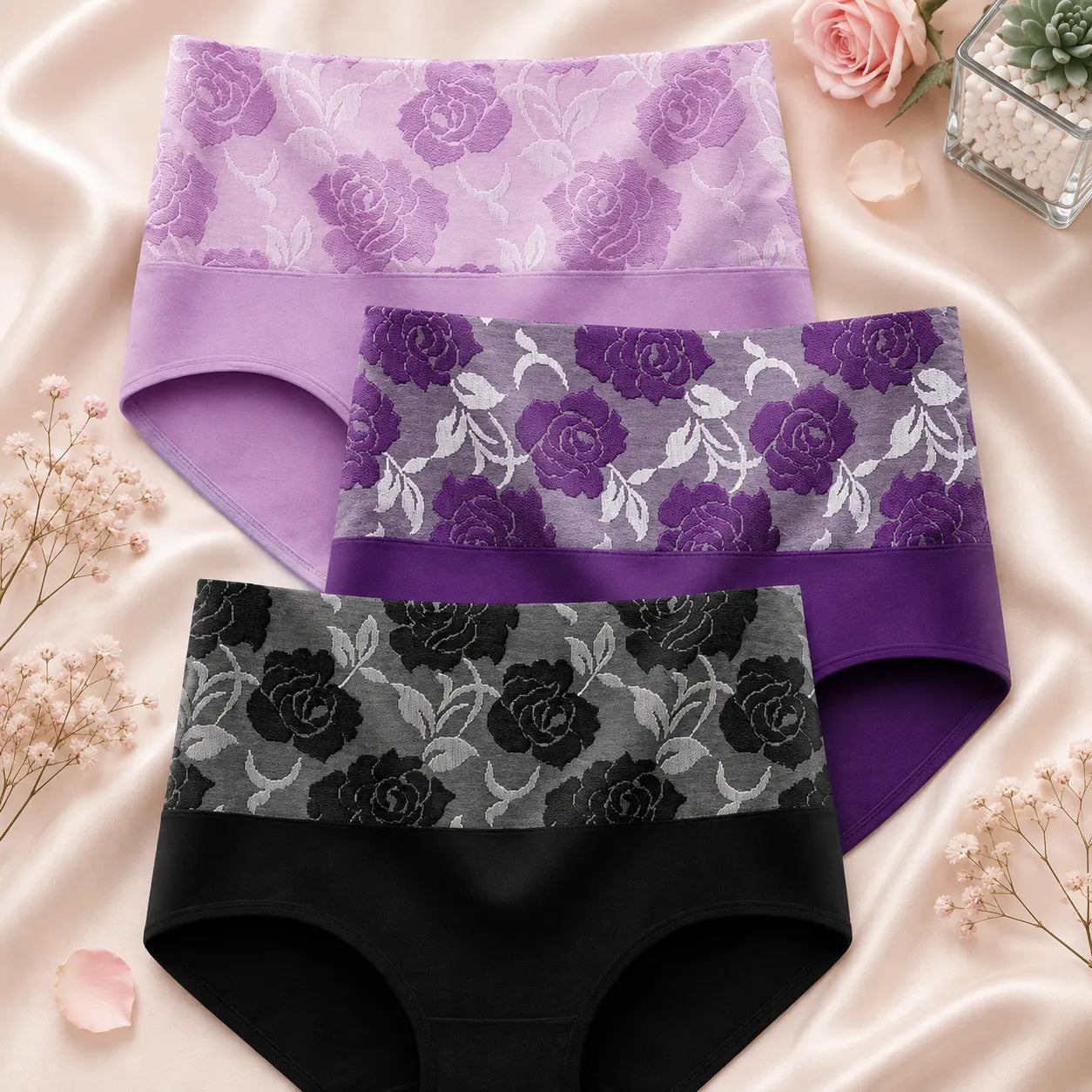 Slip in Cotone a Vita Alta, 3 pz: comfort quotidiano, senza rinunciare allo stile