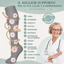 Calzini a Compressione per Polpaccio, 6 pz: sollievo per le gambe, sport e vita quotidiana