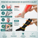 Calzini a Compressione per Polpaccio, 6 pz: sollievo per le gambe, sport e vita quotidiana