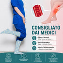 Calzini a Compressione per Polpaccio, 6 pz: sollievo per le gambe, sport e vita quotidiana