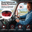 Guarnizione per Bordo Parabrezza: silenzio in autostrada, senza fischi del vento