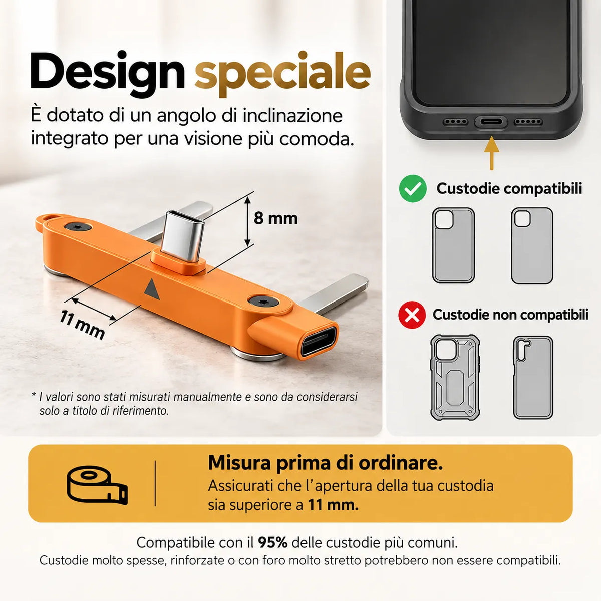 Cavo USB-C 240W con Supporto Pieghevole: ricarica veloce, mani libere per guardare