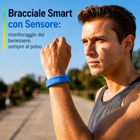 Bracciale Smart con Sensore: monitoraggio del benessere, sempre al polso