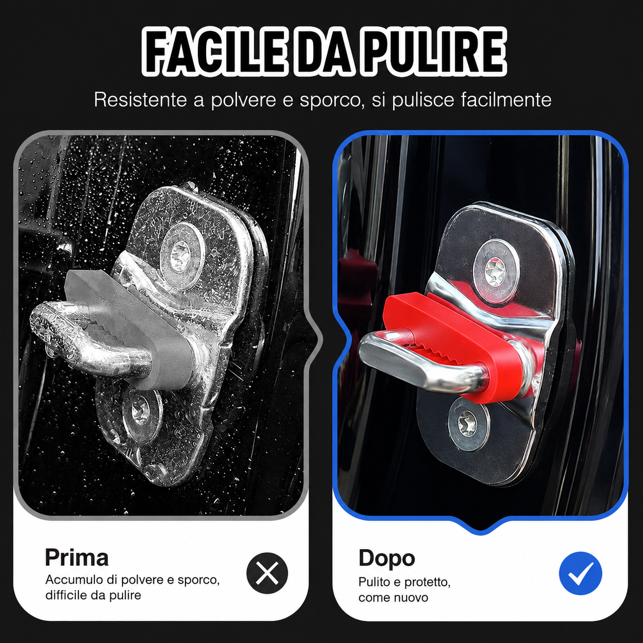 Cuscinetti Ammortizzanti per Portiere Auto: chiusura silenziosa, senza rumore