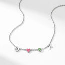 Collana con Iniziali a Cuore: personalizzabile, resiste ad acqua e tempo
