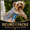 Spazzola Sottopelo Doppia Faccia: nodi sciolti e peli sotto controllo, senza stress per il pet
