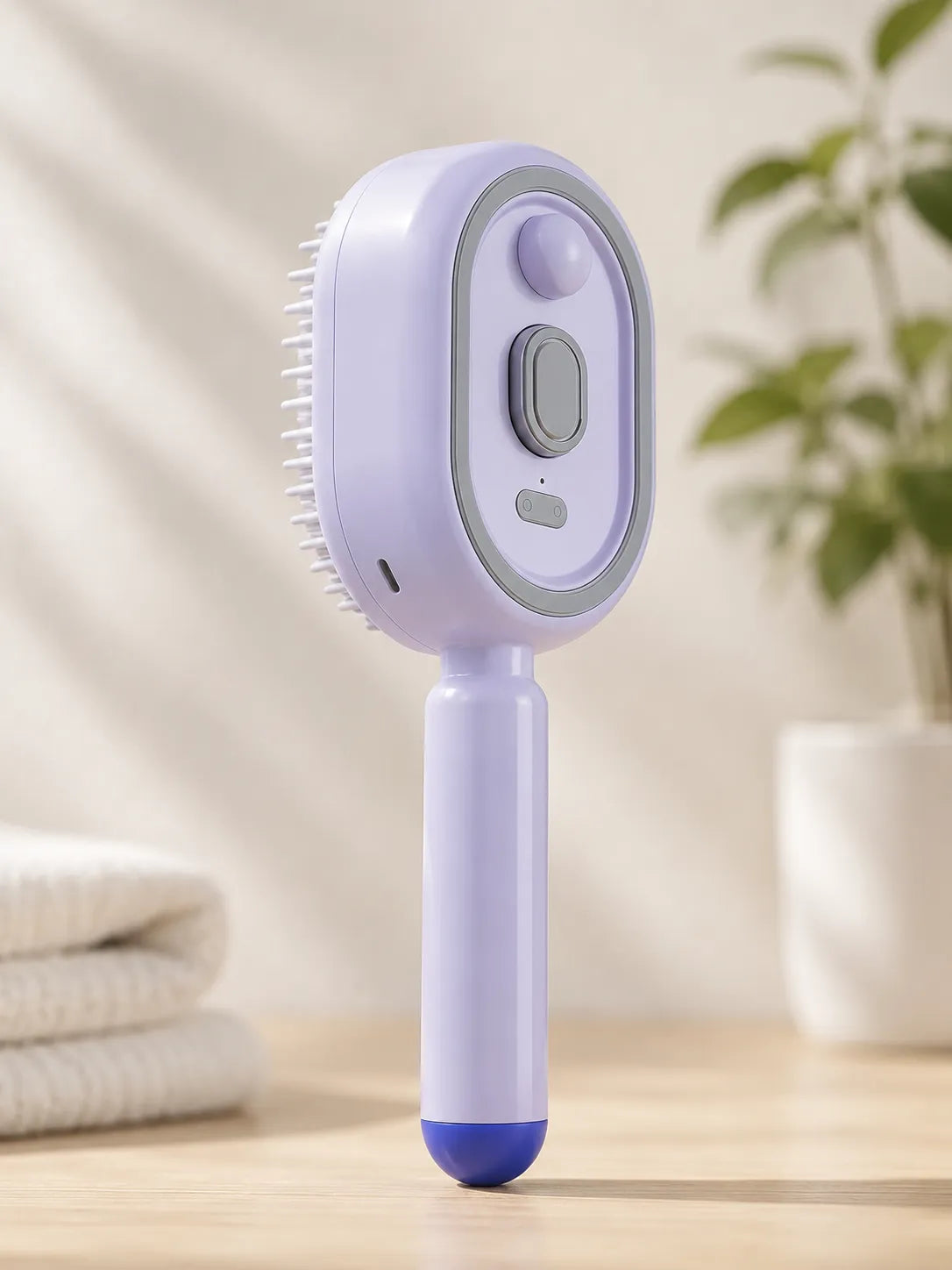 Spazzola Elettrica con Spray e Massaggio: cura del cuoio capelluto, senza nodi