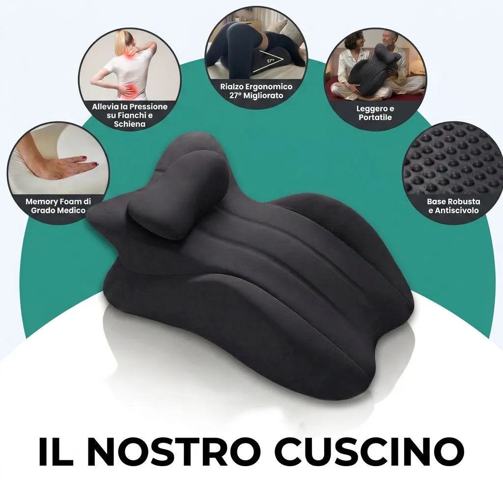 Cuscino di Supporto Ergonomico: comfort e sostegno in ogni posizione