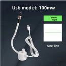 USB Red Laser Positioning Light Infrared Working Lamp Cutting with Magnetic Base DC5V Line/Cross/dot Sewing Machine Accessories
