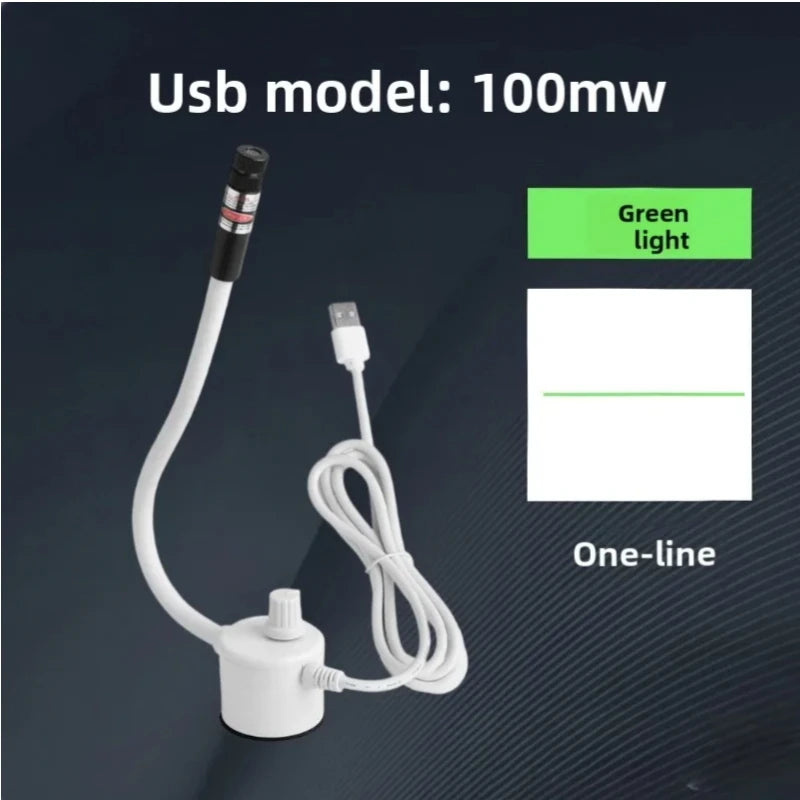 USB Red Laser Positioning Light Infrared Working Lamp Cutting with Magnetic Base DC5V Line/Cross/dot Sewing Machine Accessories