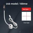 USB Red Laser Positioning Light Infrared Working Lamp Cutting with Magnetic Base DC5V Line/Cross/dot Sewing Machine Accessories