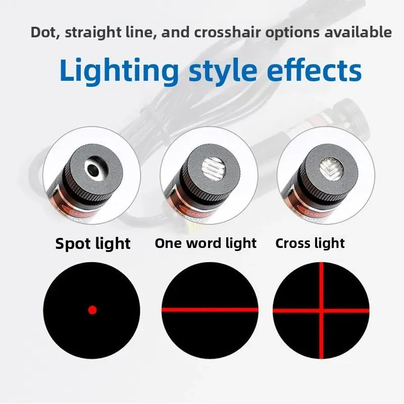USB Red Laser Positioning Light Infrared Working Lamp Cutting with Magnetic Base DC5V Line/Cross/dot Sewing Machine Accessories