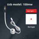 USB Red Laser Positioning Light Infrared Working Lamp Cutting with Magnetic Base DC5V Line/Cross/dot Sewing Machine Accessories