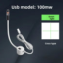 USB Red Laser Positioning Light Infrared Working Lamp Cutting with Magnetic Base DC5V Line/Cross/dot Sewing Machine Accessories