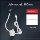 USB Red Laser Positioning Light Infrared Working Lamp Cutting with Magnetic Base DC5V Line/Cross/dot Sewing Machine Accessories