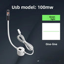 USB Red Laser Positioning Light Infrared Working Lamp Cutting with Magnetic Base DC5V Line/Cross/dot Sewing Machine Accessories