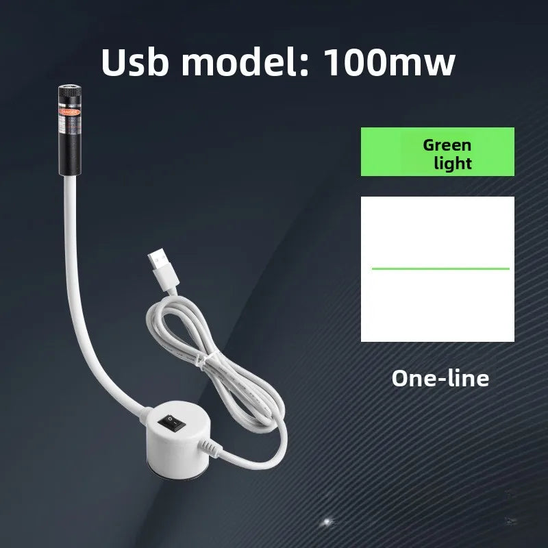 USB Red Laser Positioning Light Infrared Working Lamp Cutting with Magnetic Base DC5V Line/Cross/dot Sewing Machine Accessories