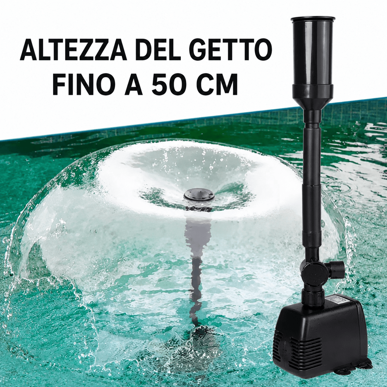 Pompa per Fontana da Giardino: acqua in movimento, senza sforzo