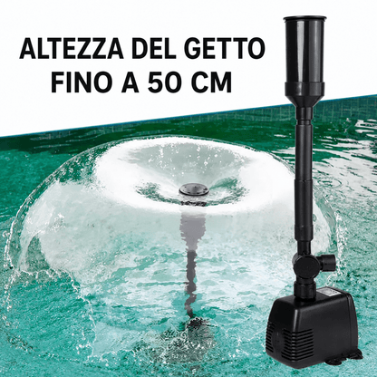 Pompa per Fontana da Giardino: acqua in movimento, senza sforzo