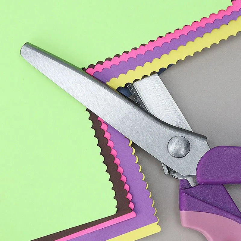 Forbici a Zigzag: bordi decorativi puliti, senza sfilacciature